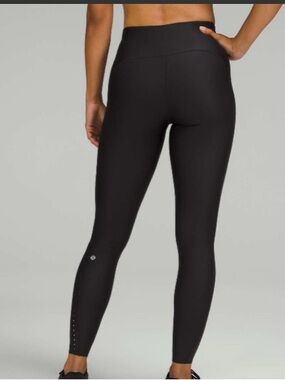 Lululemon SenseKnit Hi-Rise Running Tight Leggings W5CZ2S Black 2
